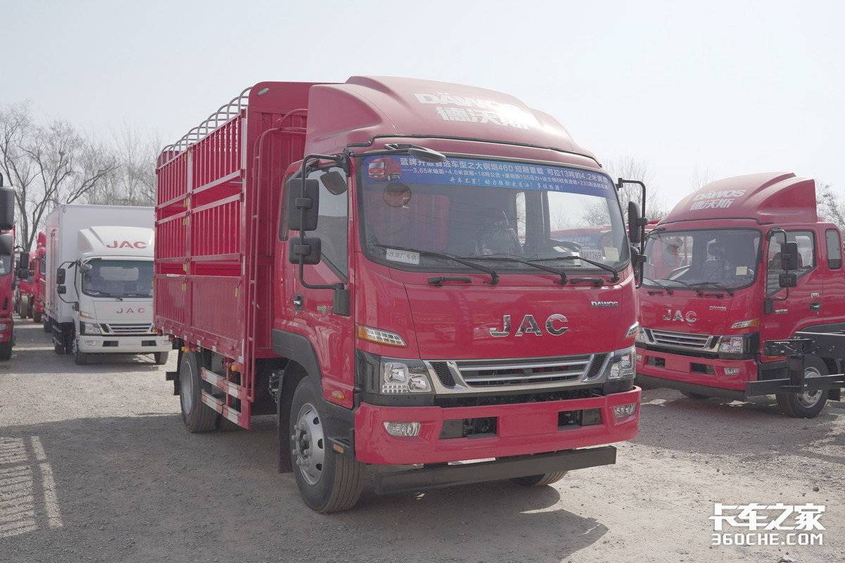 江淮德沃斯大钢炮五米四厢式货车,江淮德沃斯大钢炮2023款5.2米