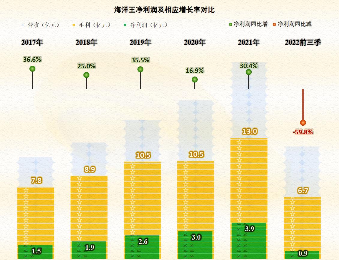 海洋王业绩下滑了吗,海洋王发展历史