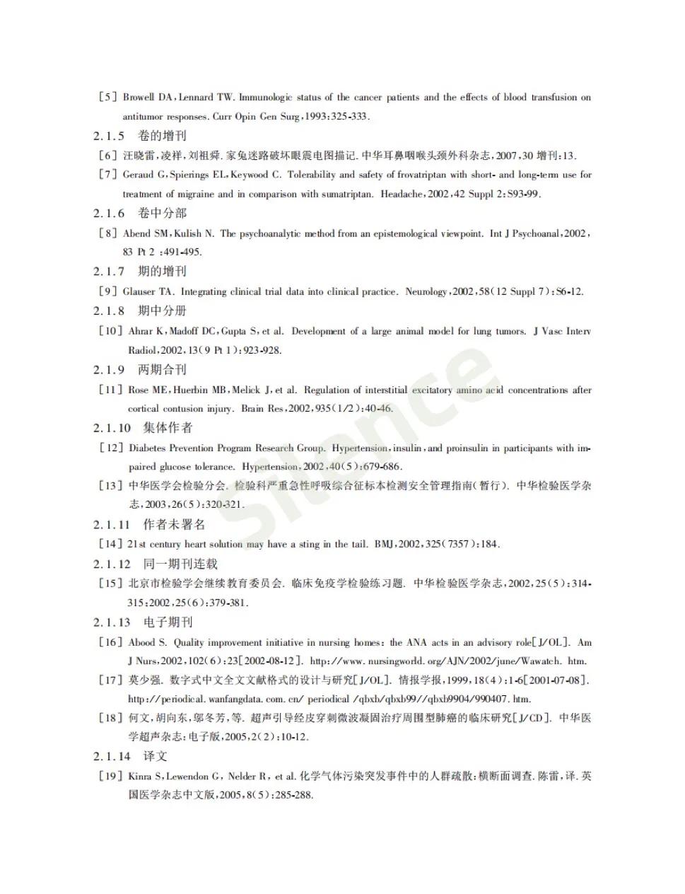 论文参考文献格式标点符号问题,国家标准学位论文参考文献格式