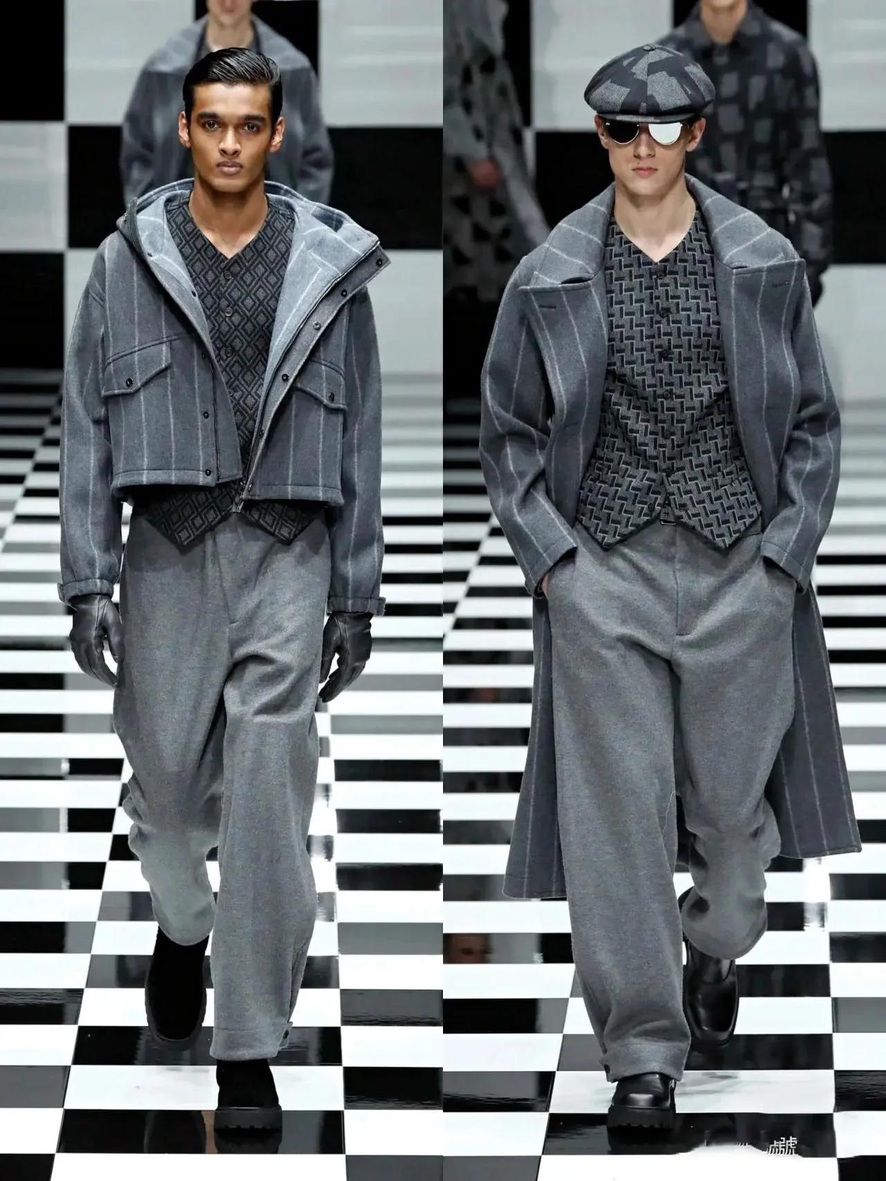 秀场记录剪辑,armani男装走秀款