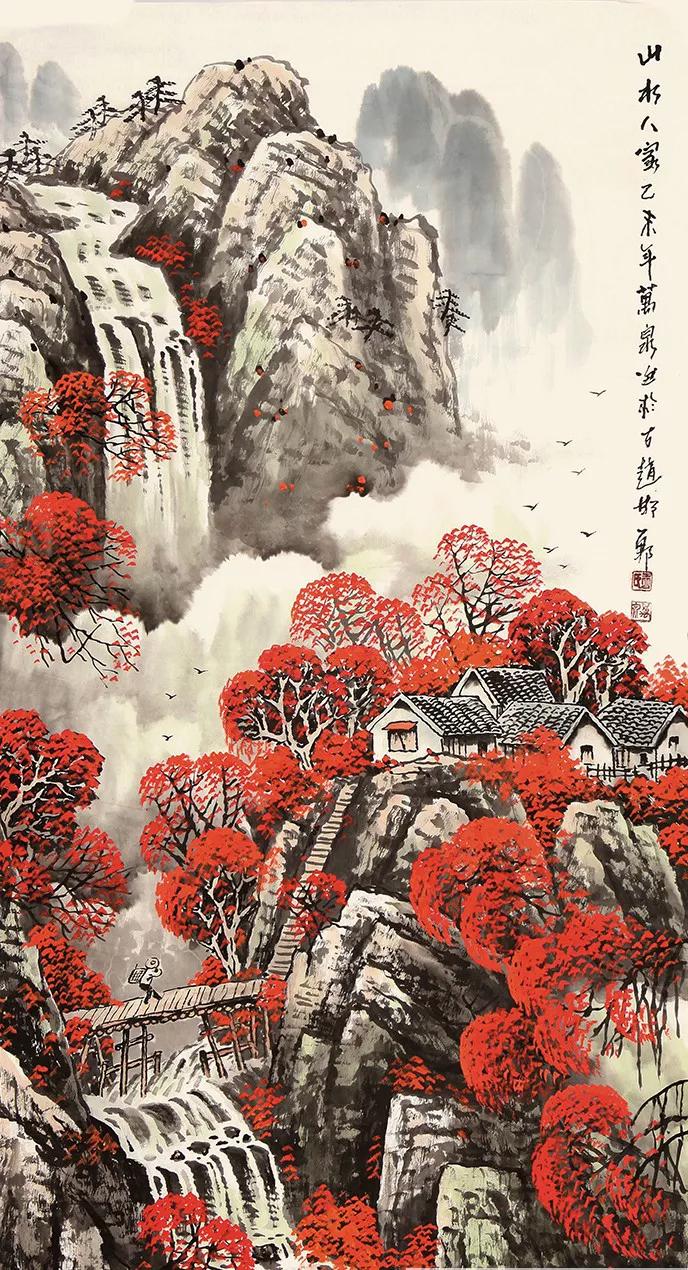 名家余玉奇山水画精品欣赏,古代名家横幅山水画作品欣赏