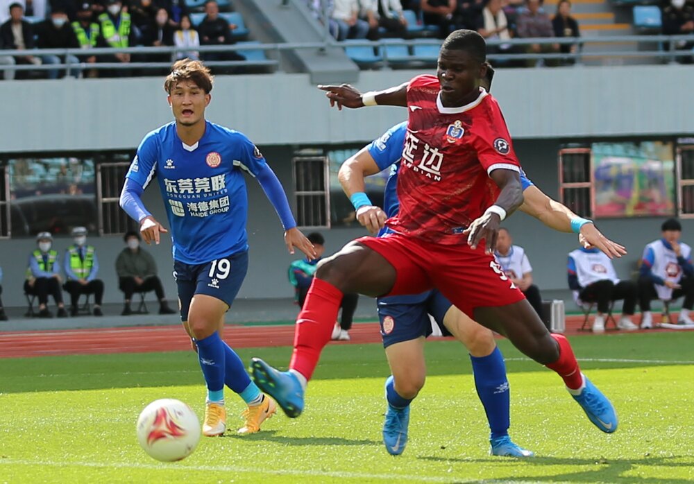 延边龙鼎队第六轮比分,延边龙鼎战胜东莞莞联