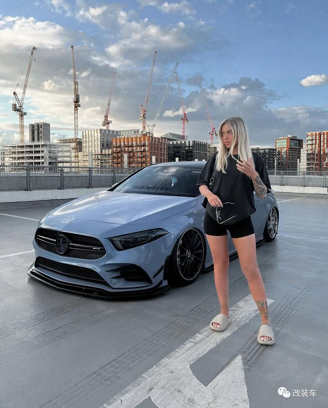 奔驰车模amga35,奔驰c级小姐姐改装