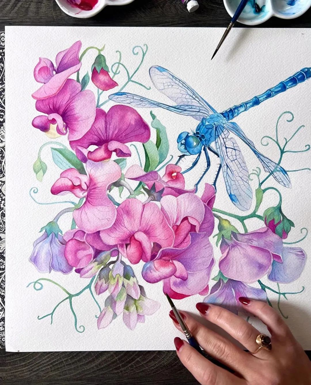 用色大胆的水彩作品,大神级水彩作品看完肯定不后悔