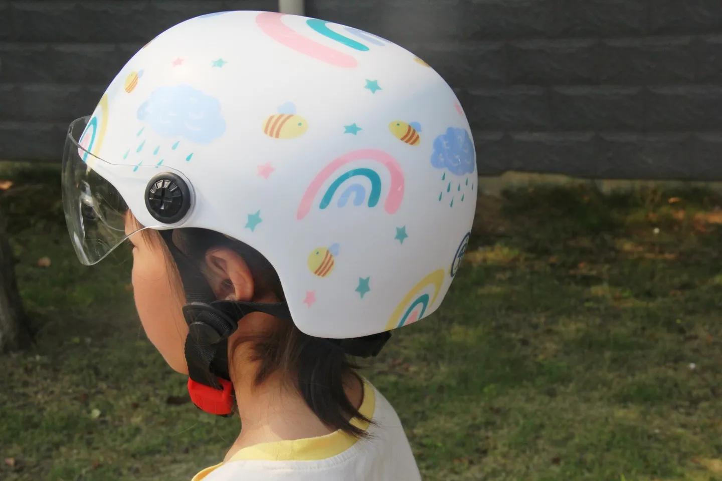 冬季电动车儿童安全头盔,晓安头盔和野马头盔哪个好