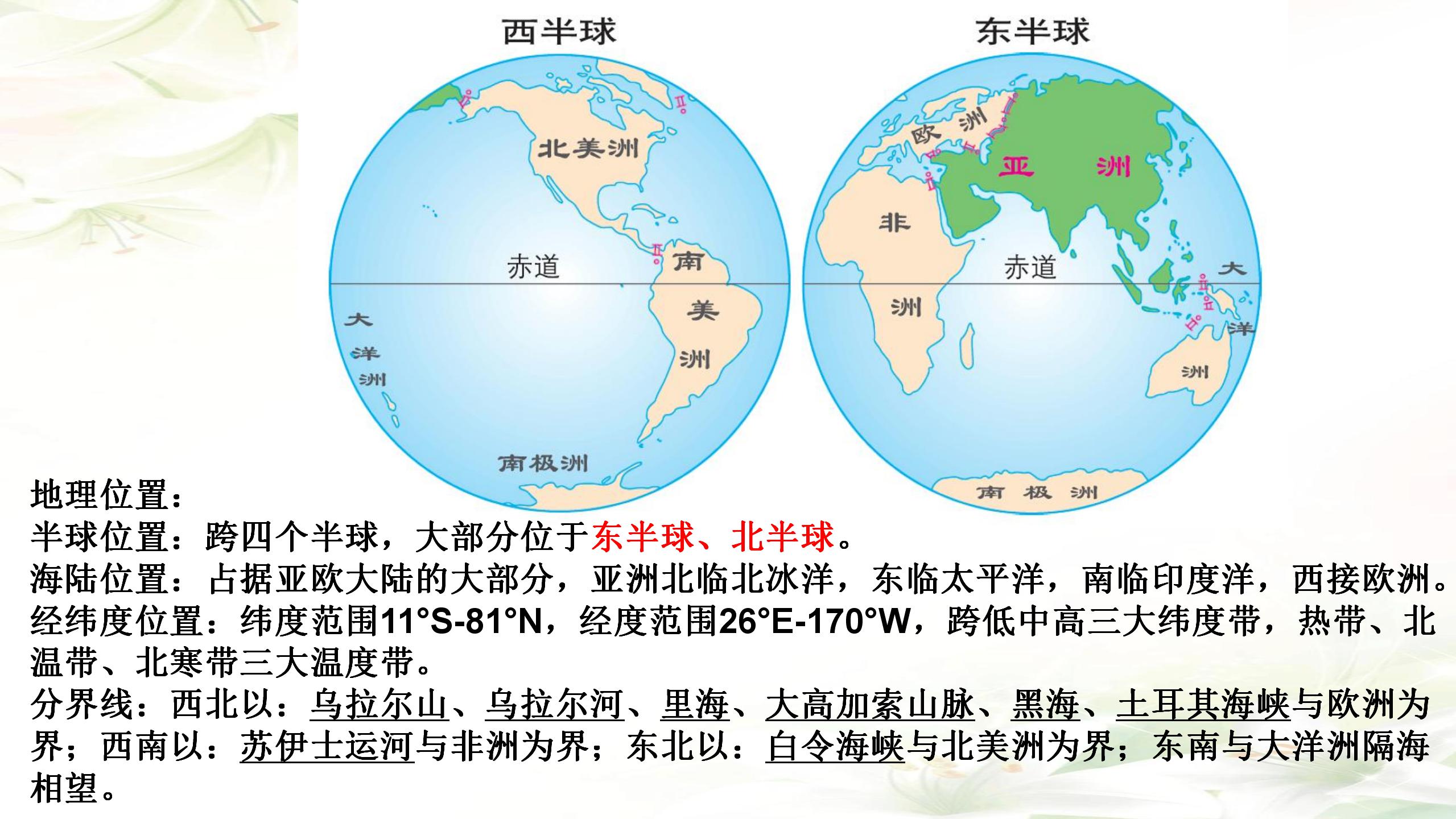 七年级下册地理69个核心考点,七年级下册地理必背考点