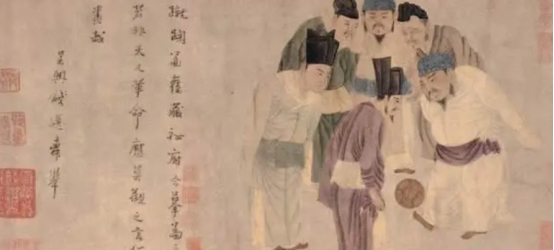 古人玩的蹴鞠,古人踢蹴鞠