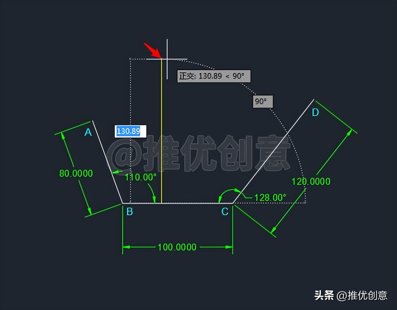 cad基础操作偏移,cad教程偏移操作