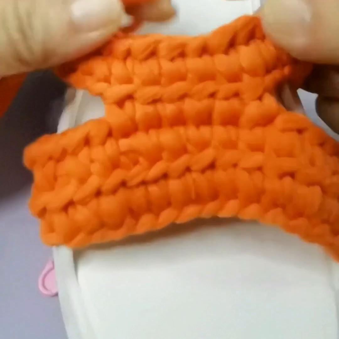 泡芙花拖鞋编织教程硬底,泡芙花拖鞋编织教程全过程双色