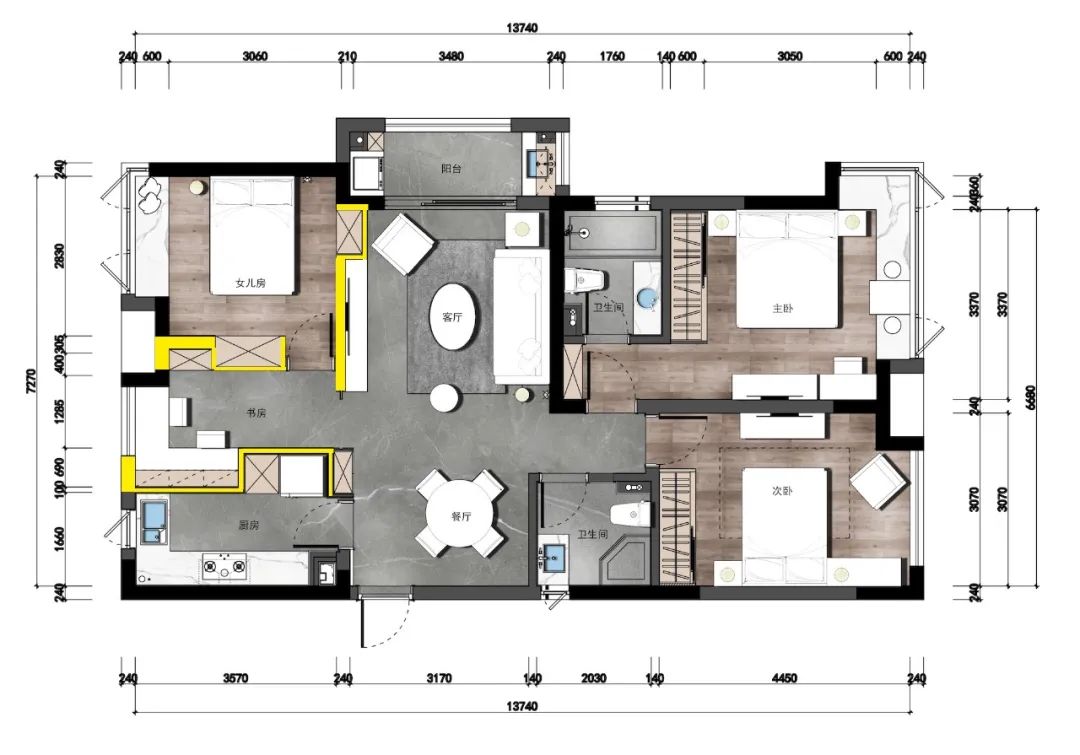 怎么做高逼格的平面布局,平面改造分享