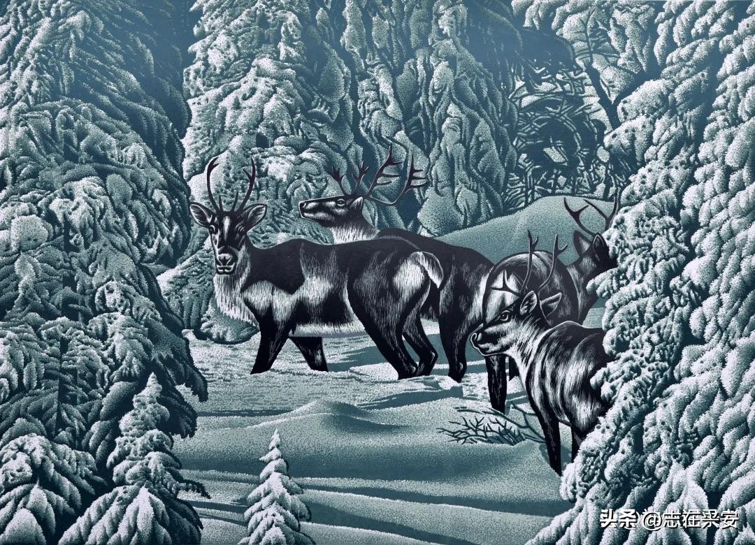 张士勤艺术作品,张士勤木刻作品欣赏