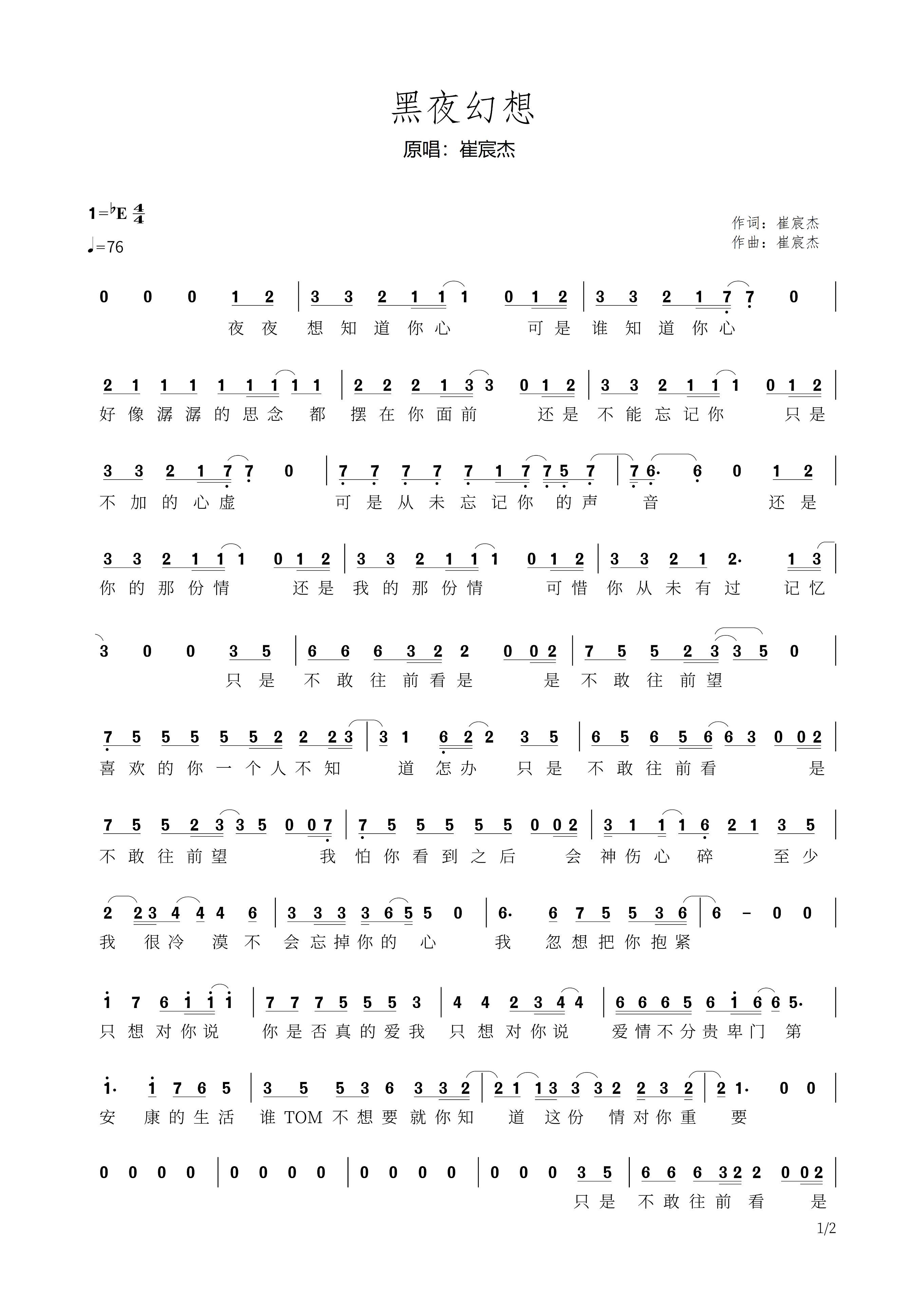 崔宸杰新歌,崔宸杰唱片