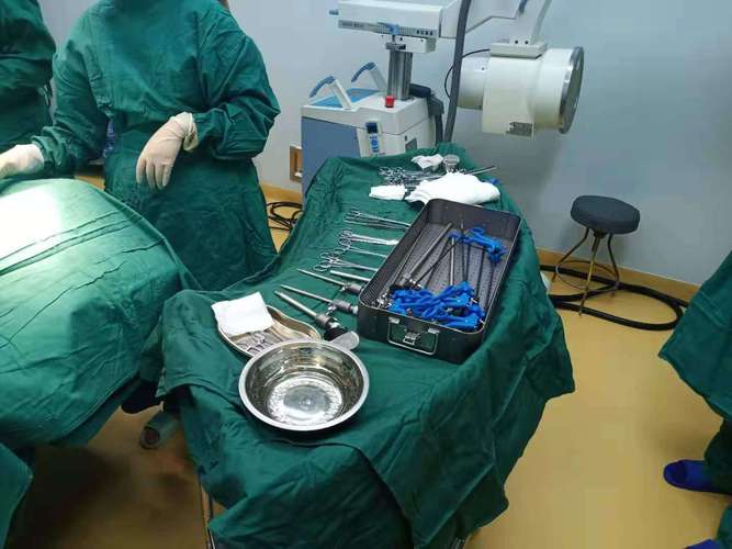 腹腔镜肾切除示意图,腹腔镜肾脏部分切除术