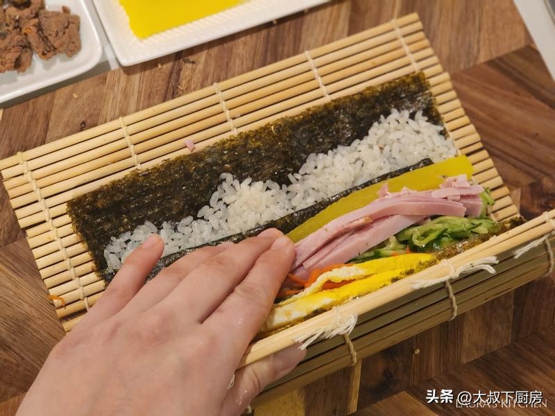 紫菜饭卷的做法家庭版,紫菜饭卷的做法和材料大全