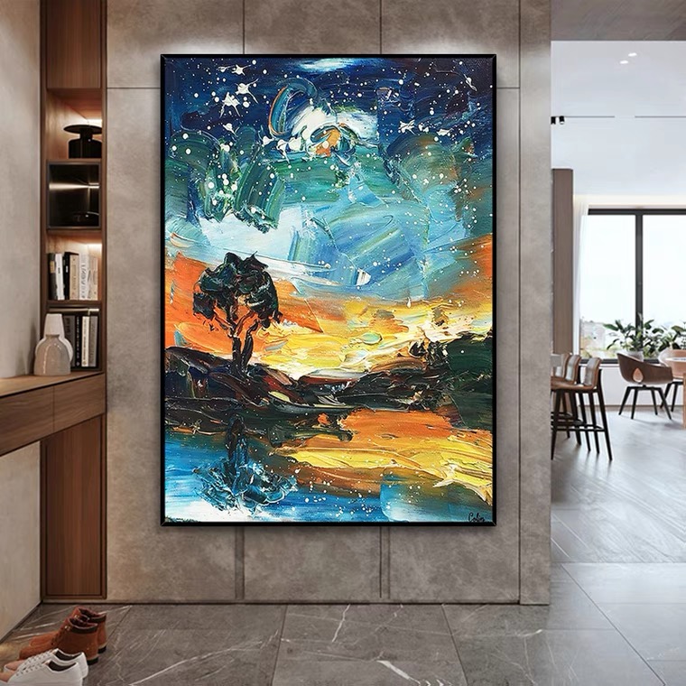 妙彩油画艺雕工艺，引领油画装饰画加盟新潮流