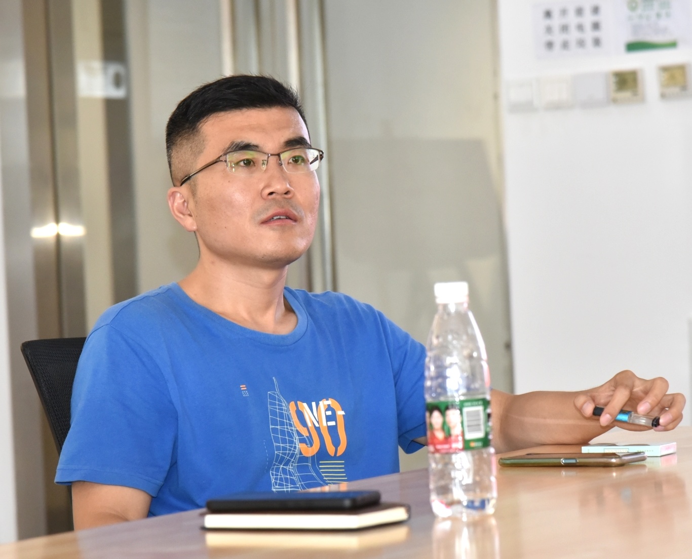 天津市博创园组织企业学习市十二次*党**代会精神周政宣讲李镜琦主持