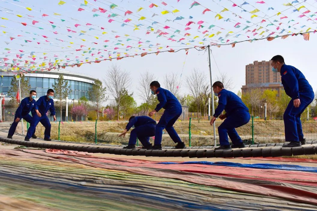 森林消防特勤大队的日常训练,森林消防中队扎实开展各项工作