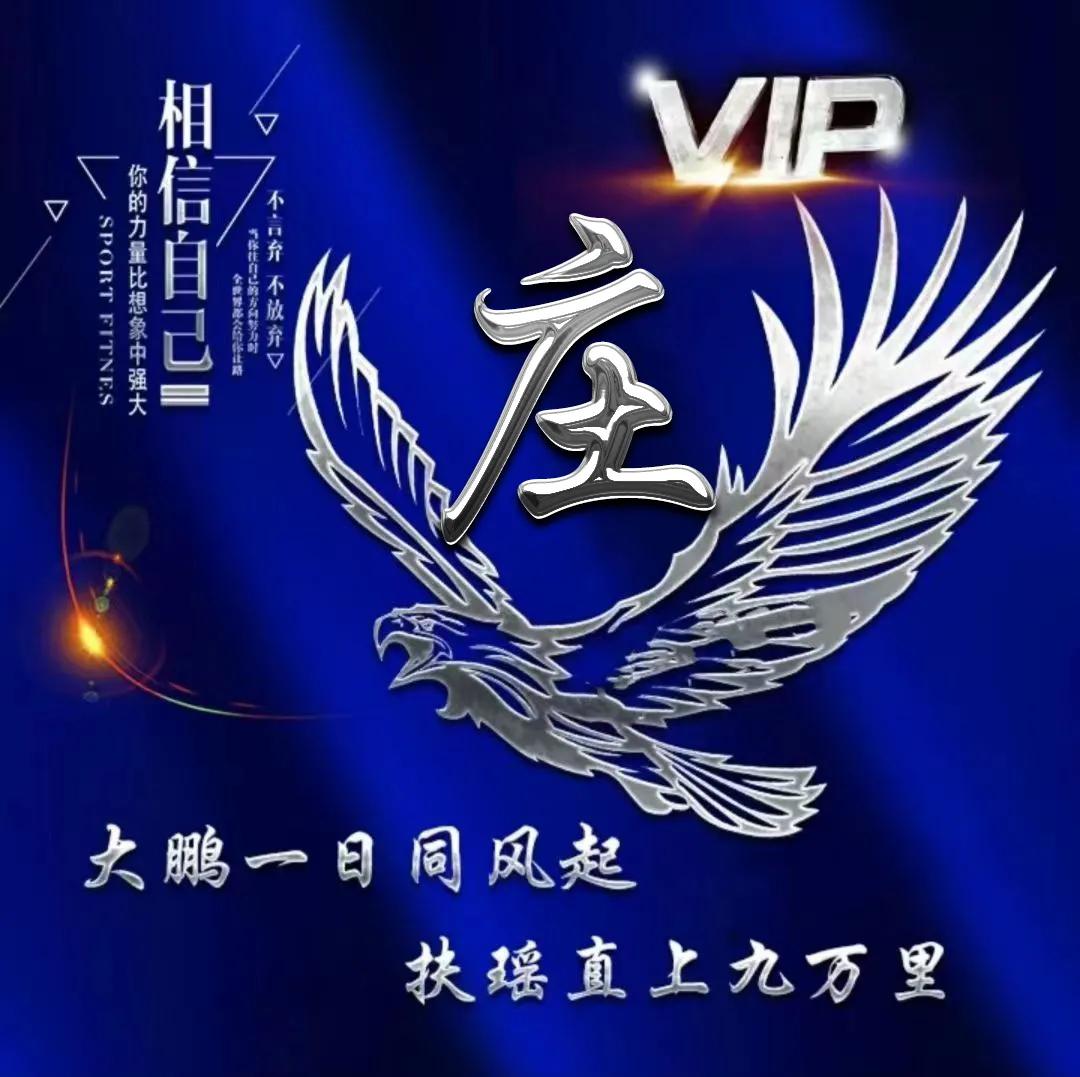 励志主题姓氏微信头像：大鹏一日同风起，扶摇直上九万里