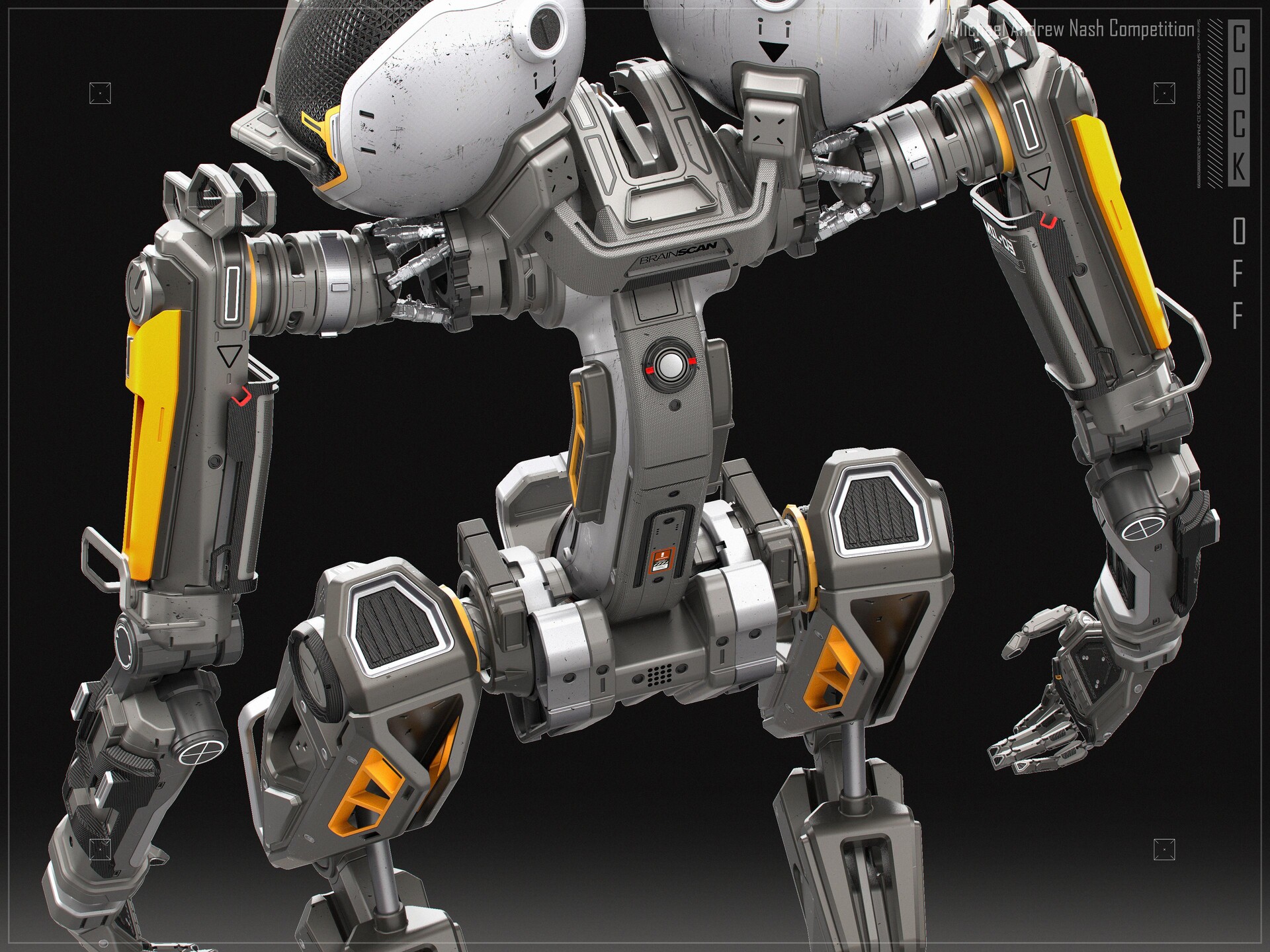 COOL!令人叹为观止的精密机甲穿戴设备｜设计师mikenash作品欣赏