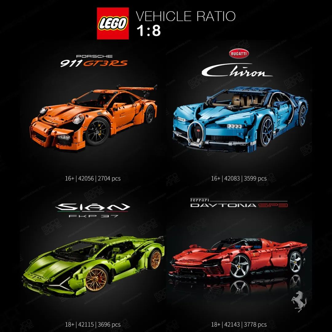 乐高积木福特gt跑车,福特gt2022