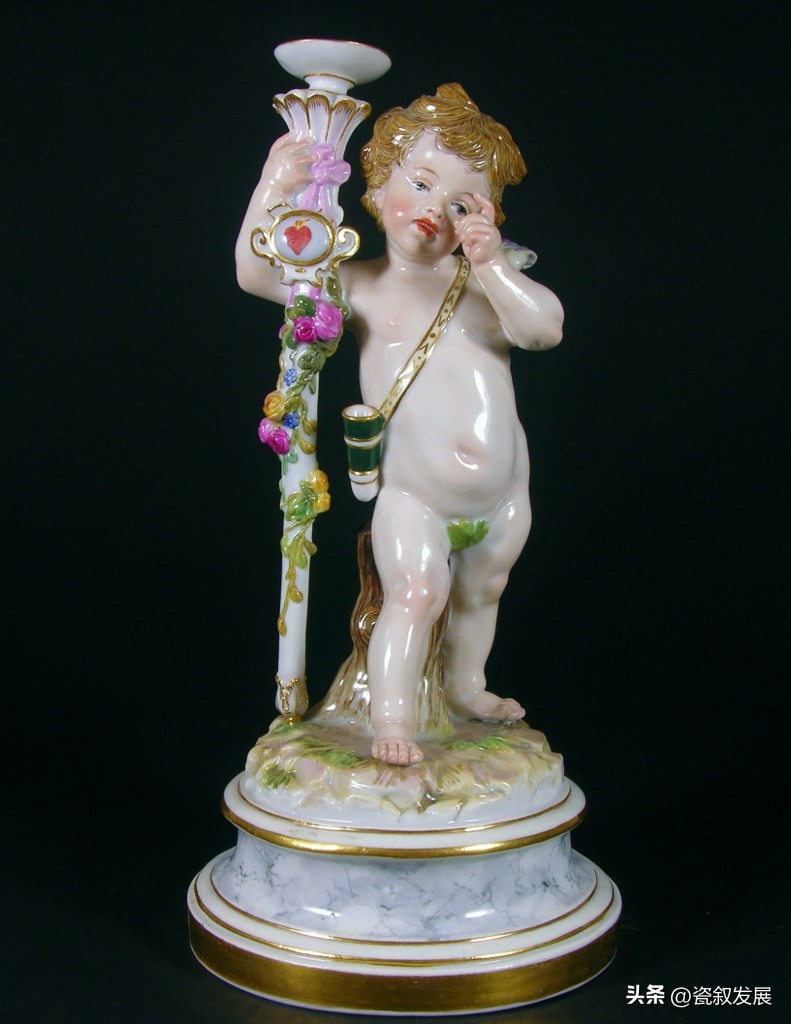 欧洲瓷器之祖-梅森Meissen制瓷厂-爱神丘比特“爱”主题瓷塑（2）
