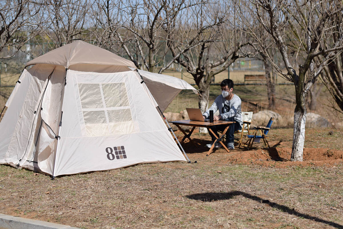 小型帐篷露营必备物品清单,出门踏青搭好看颜值高的帐篷