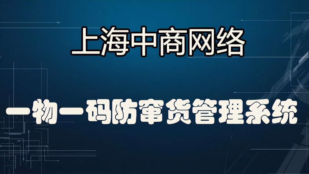 休闲食品防伪防窜体系