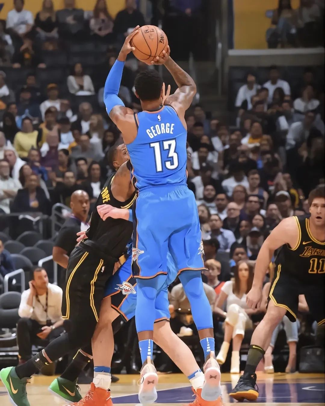 球星壁纸第190期保罗乔治,保罗乔治威少雷霆壁纸