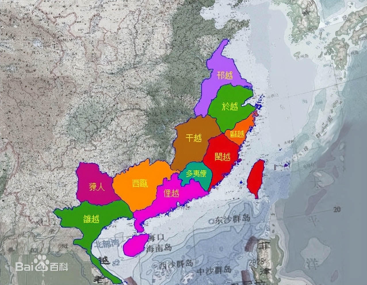 九州时期的徐州地图,上古地理