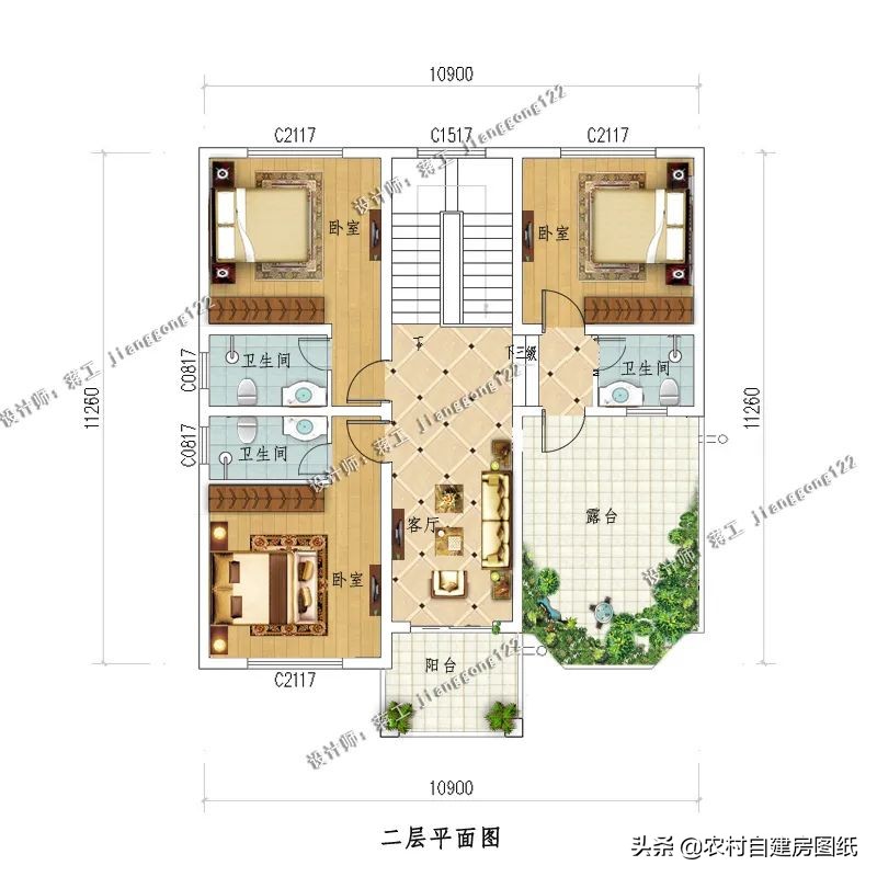 一层斜坡屋顶别墅外观效果图,新中式屋顶自建别墅造型