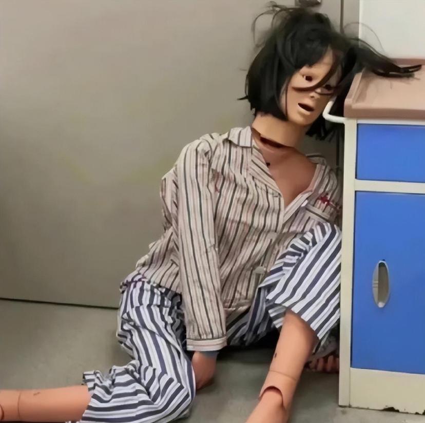 医学院“假人”火了,潦草中透着清澈的愚蠢,医学生:这是我本人