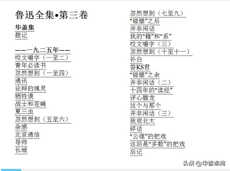 文学《鲁迅全集》《卡夫卡全集》电子书免费*载下**