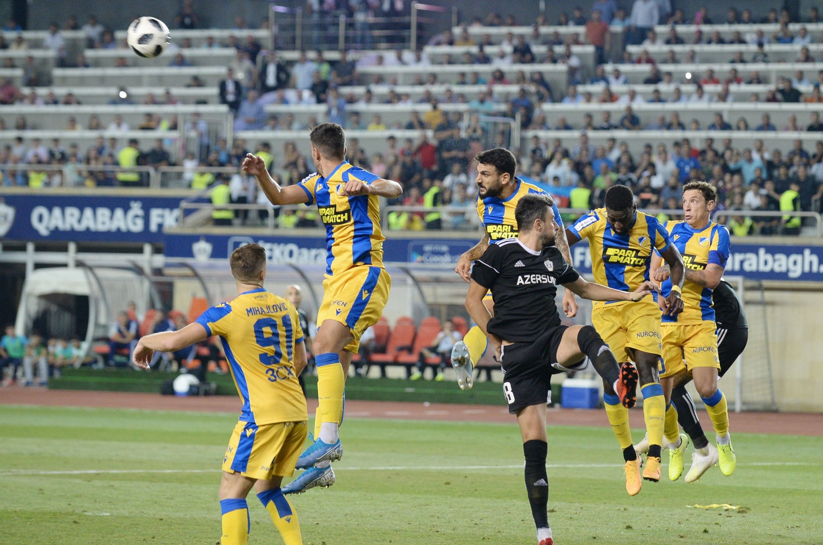 欧冠联赛,苏黎世VS卡拉巴赫,苏黎世望尘莫及,卡拉巴赫三*用军**命