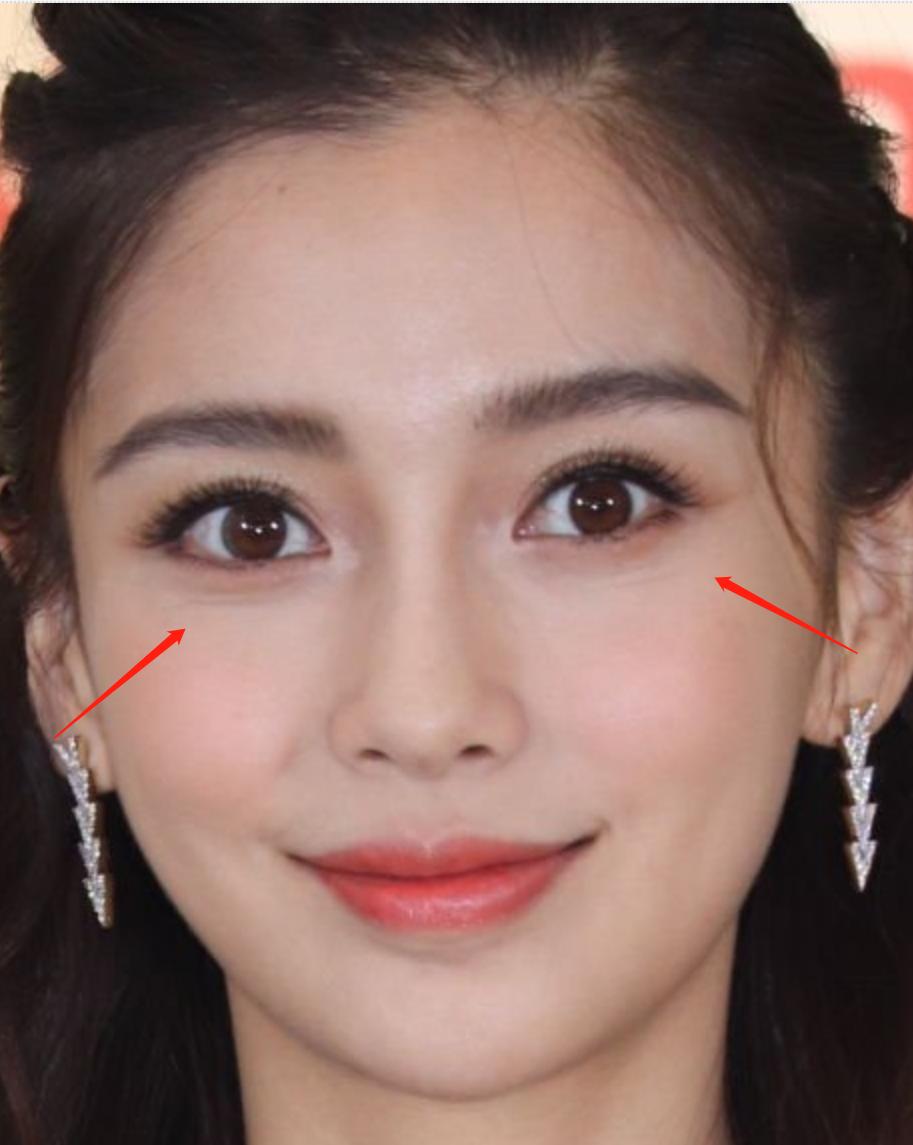 明星眼部状态，杨幂三眼皮，热巴细纹多，果然生图才是“照妖镜”