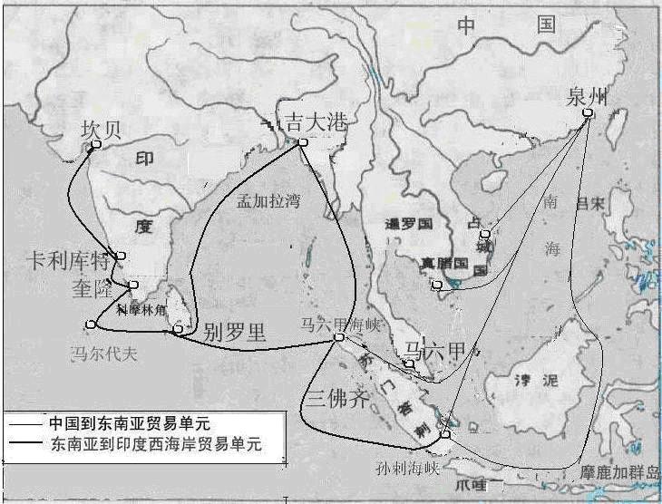 印度洋贸易历史讲解,16世纪印度洋贸易路线