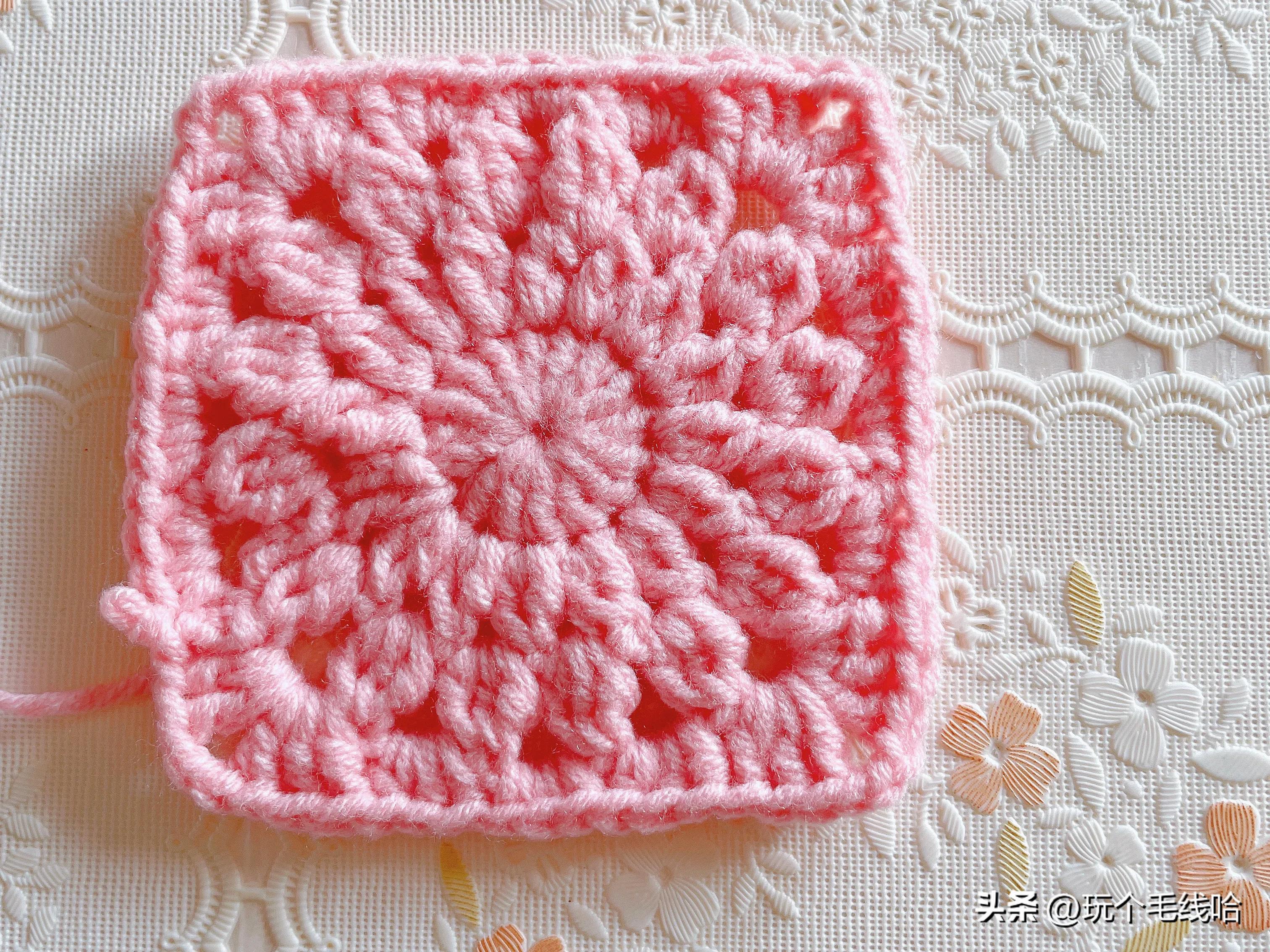 钩花片边的教程,保姆级织花教程