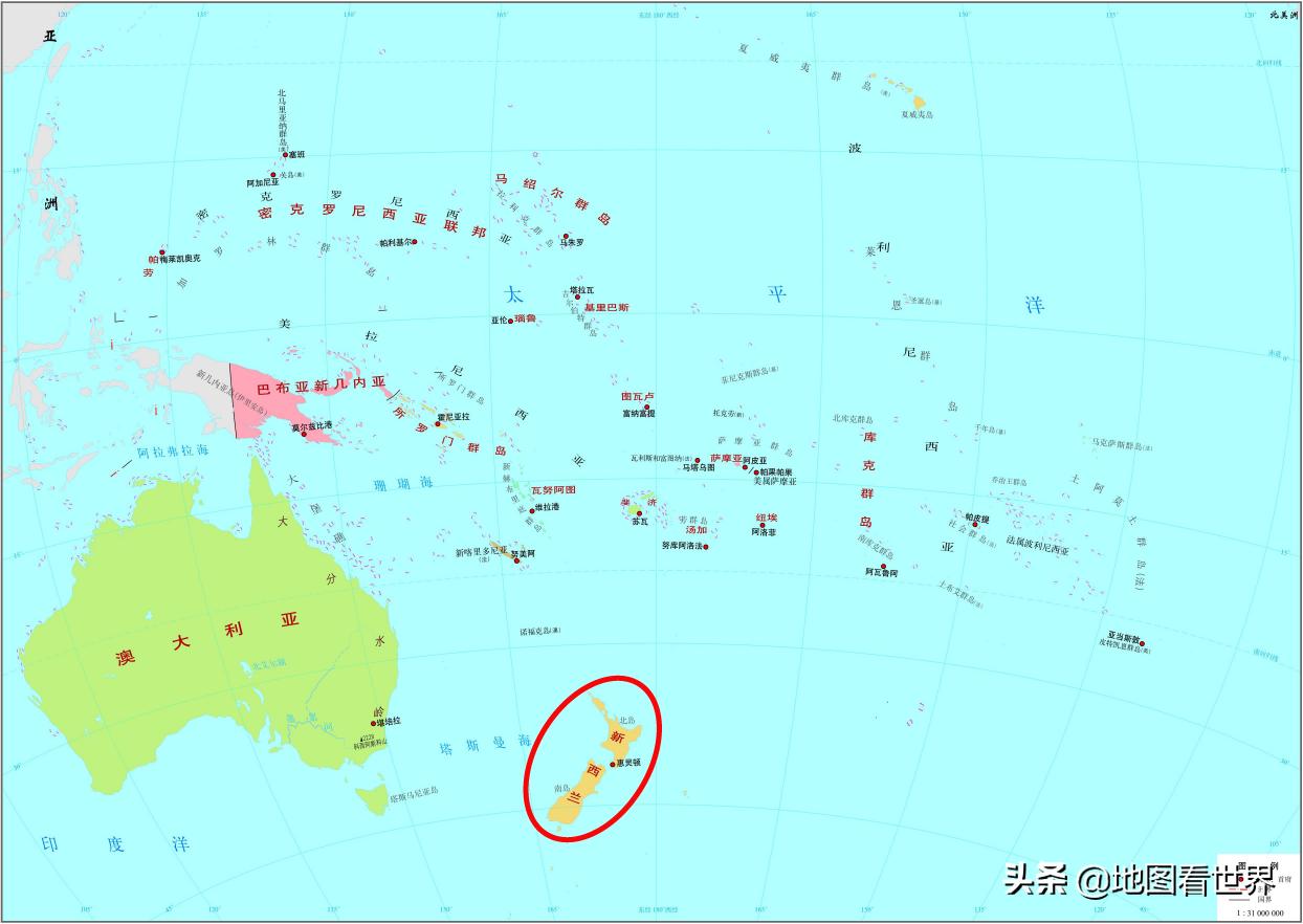 新西兰国家基本常识,关于新西兰的五十个真相