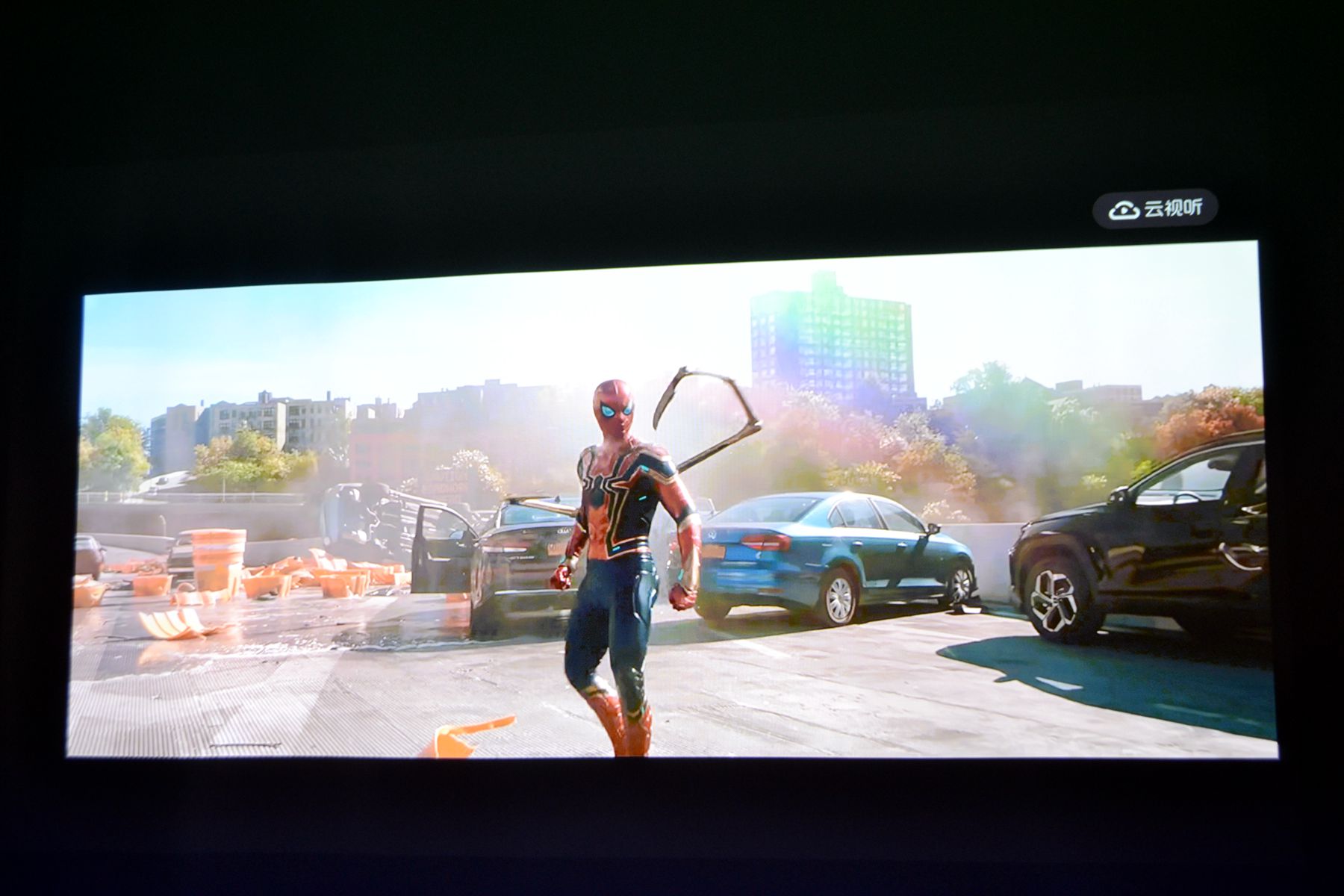 当贝x5投影500寸效果,当贝x5ultra4k投影仪测评