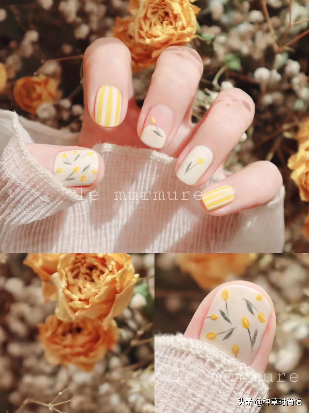 秋冬超显白高级感美甲,春日美甲图片最新款百搭