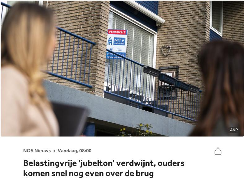 最后的免税窗口期！荷兰父母们都在抓紧时间“塞钱”给孩子买房？