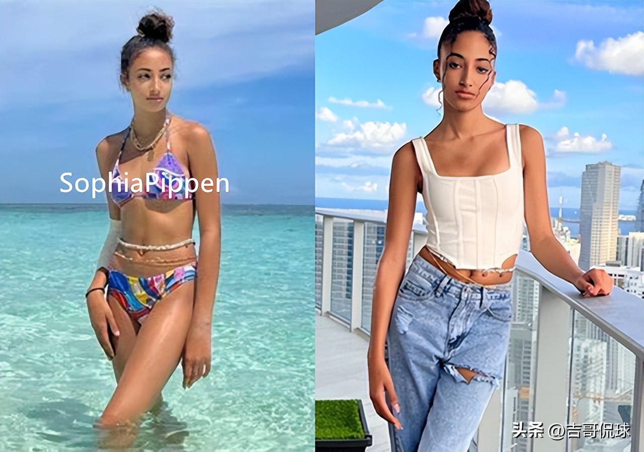 皮蓬15岁女儿近照,皮蓬两个女儿近照