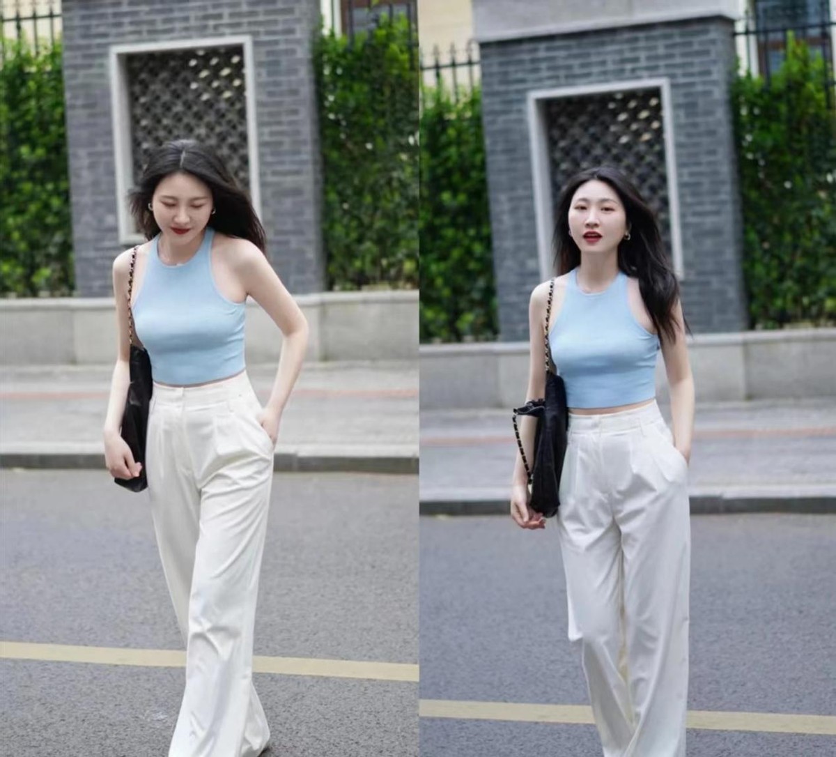 夏天别再一身黑这样穿减龄又清新,冬天别穿一身黑这款颜色超显白