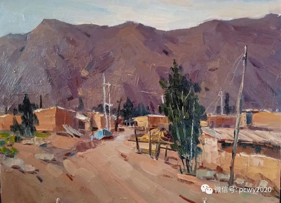 平川野麻滩岩画,东北专门画野草的画家