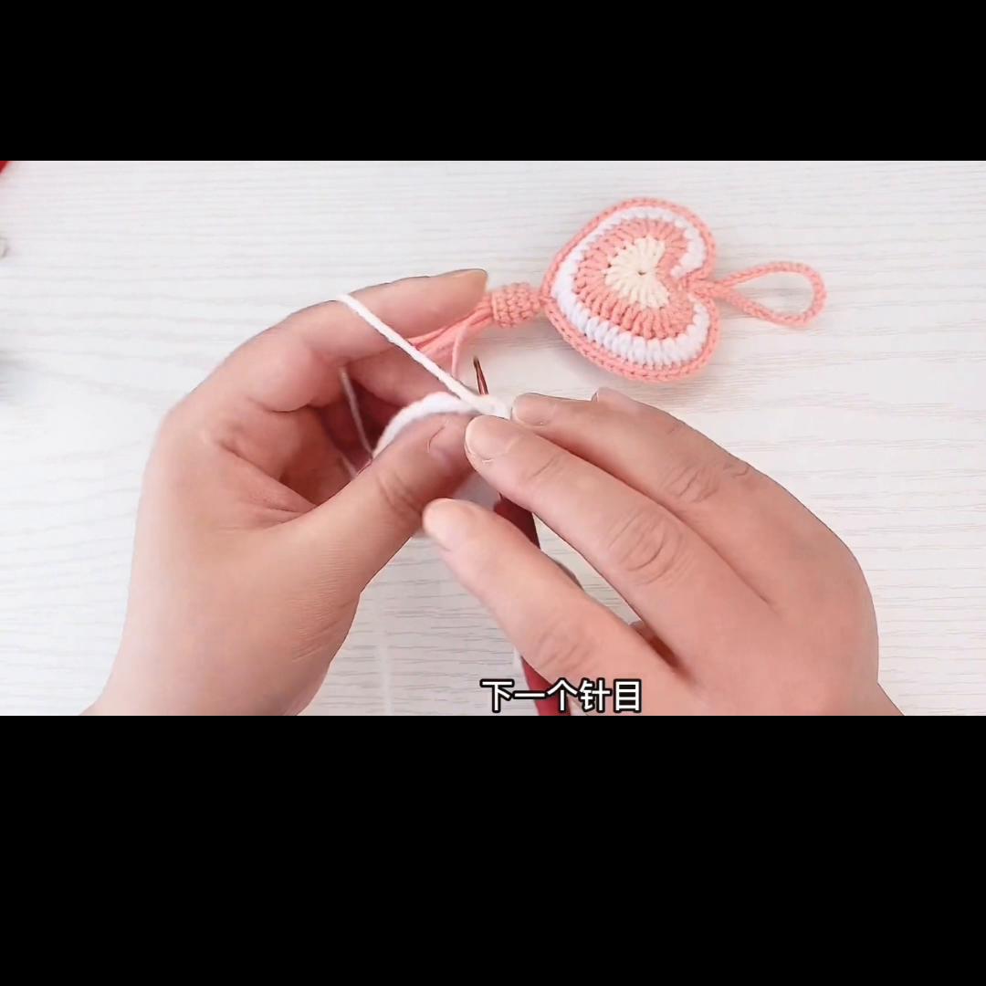 心的钩织教程视频香囊#端午香囊手工制作