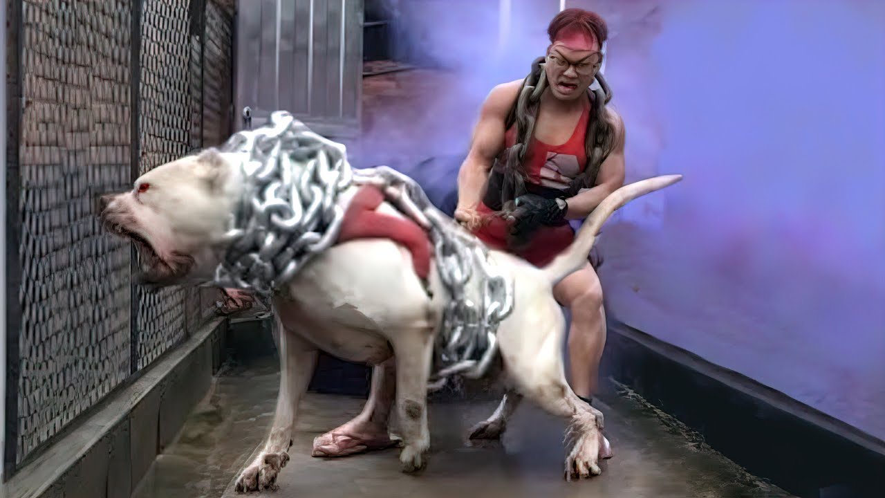 比特犬VS杜高犬谁厉害,比特犬vs杜高犬野猪