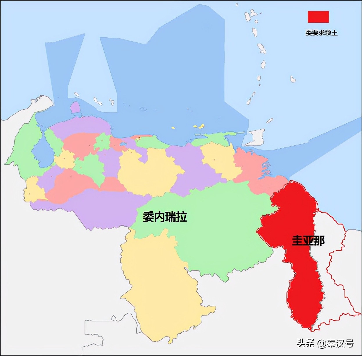 圭亚那和法属圭亚那不同,圭亚那和法属圭亚那是一个国家吗