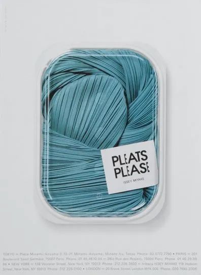 三宅一生品牌海报，设计同样惊艳