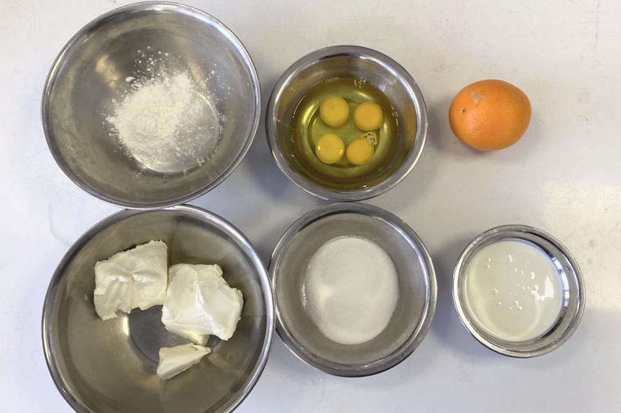 低脂橙香芝士蛋糕,爆浆芝士橙蛋糕