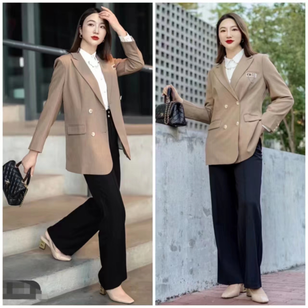 男士卡其色西装配什么裤子好看,卡其色裤子可否搭奶黄色西装