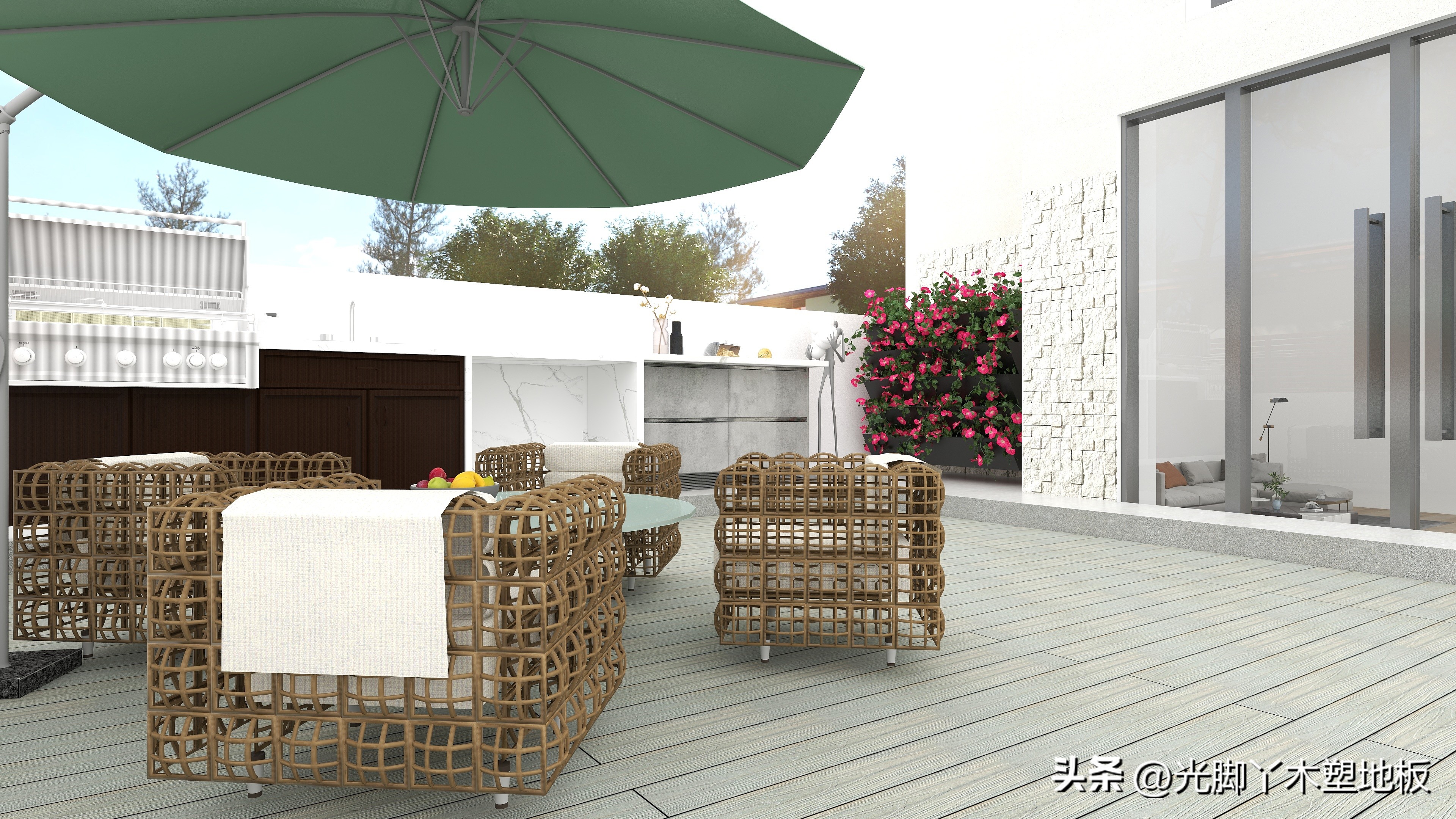 木塑材料：引领户外园林新潮流！木塑产品：绿色环保的独特风景